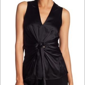 ❌SOLD❌ Ramy Brook Edel Bow Front Silk Blend Top